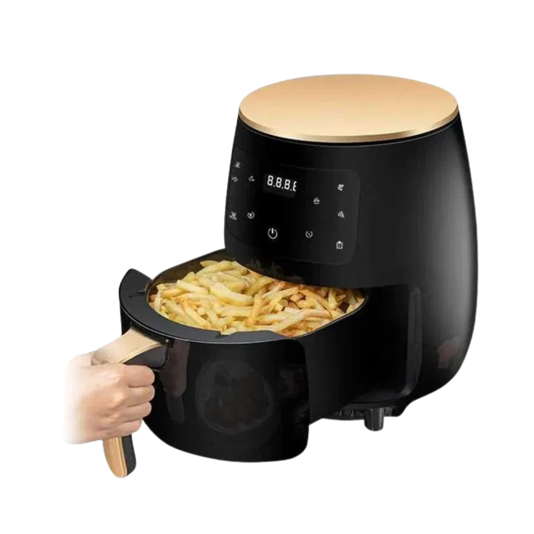 Friteuza fara Ulei cu aer cald, Functie de Coacere, 6l, 2400W, display LCD