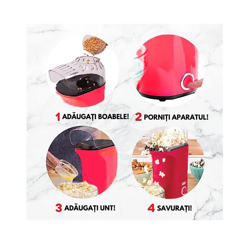 Aparat cu Aer Cald de facut Popcorn, 1200W