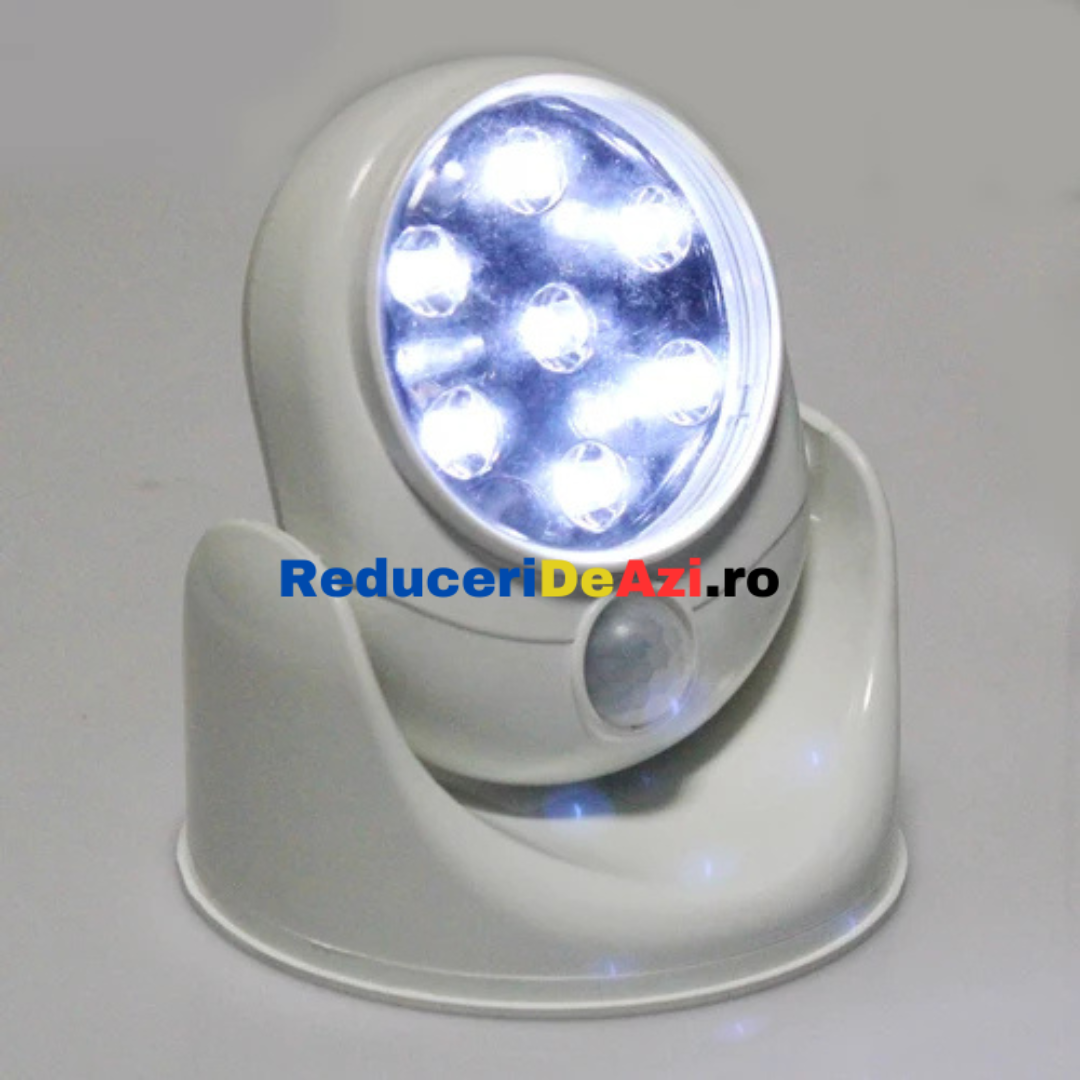 Lampa fara fir cu senzor de miscare 360 de grade