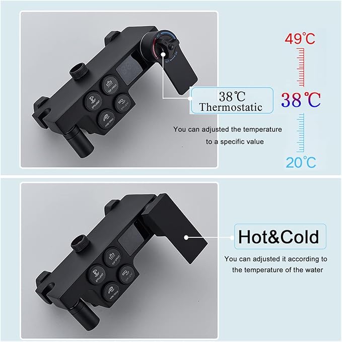 Set de dus termostatic
