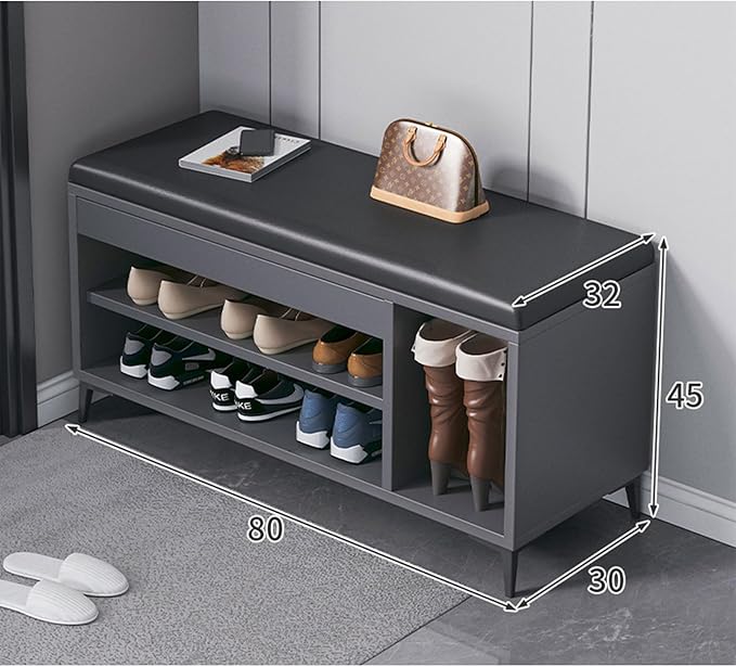 raft orizontal pentru incaltaminte cu banca