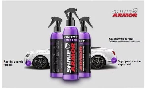 KIT CEARA LICHIDA CERAMICA EFECT HIDROFOB 236ML SHINE ARMOR