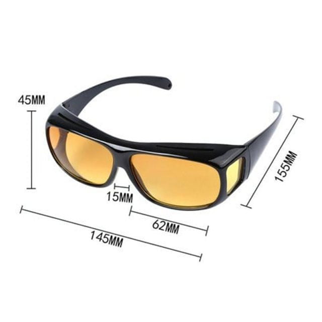Set Ochelari Pentru Condus, Ziua/Noaptea, Protectie UV, HD VISION, Unisex, 2 Perechi