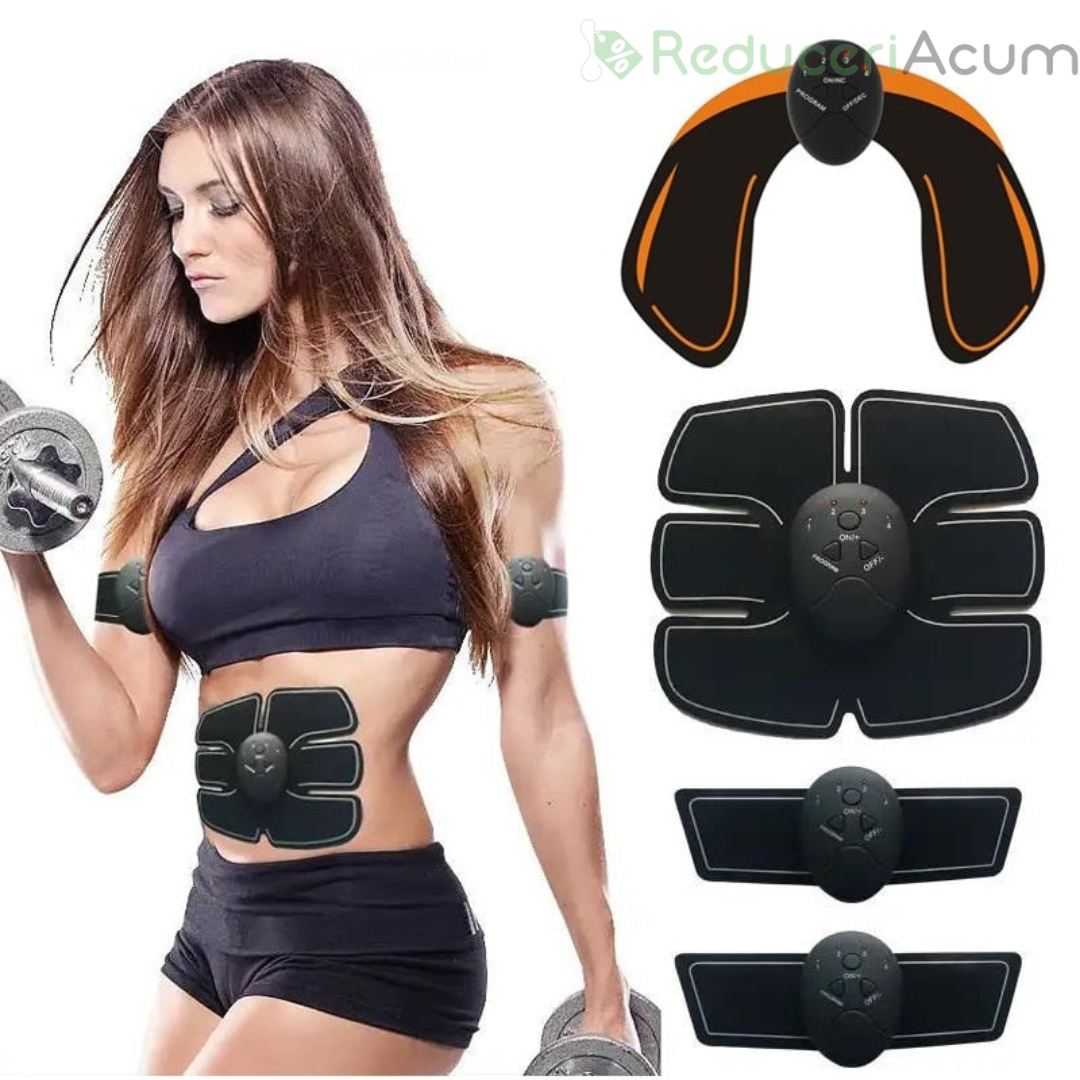 Lichidare de stoc . Kit complet fitness: Aparat pentru fitness + Centura pentru abdomen si brate