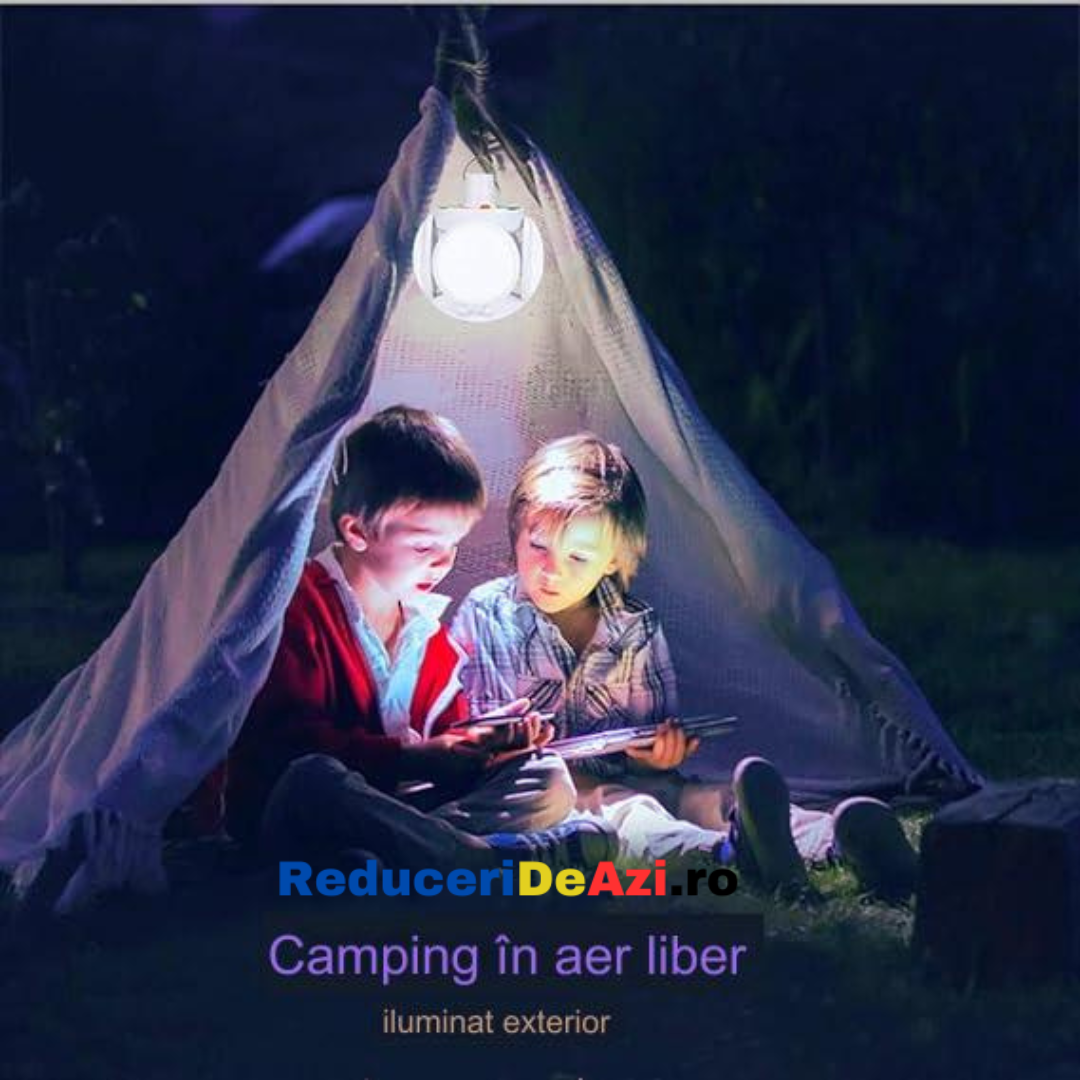 SET 2 BECURI CU PANOU SOLAR SI ACUMULATOR 4 BRATE