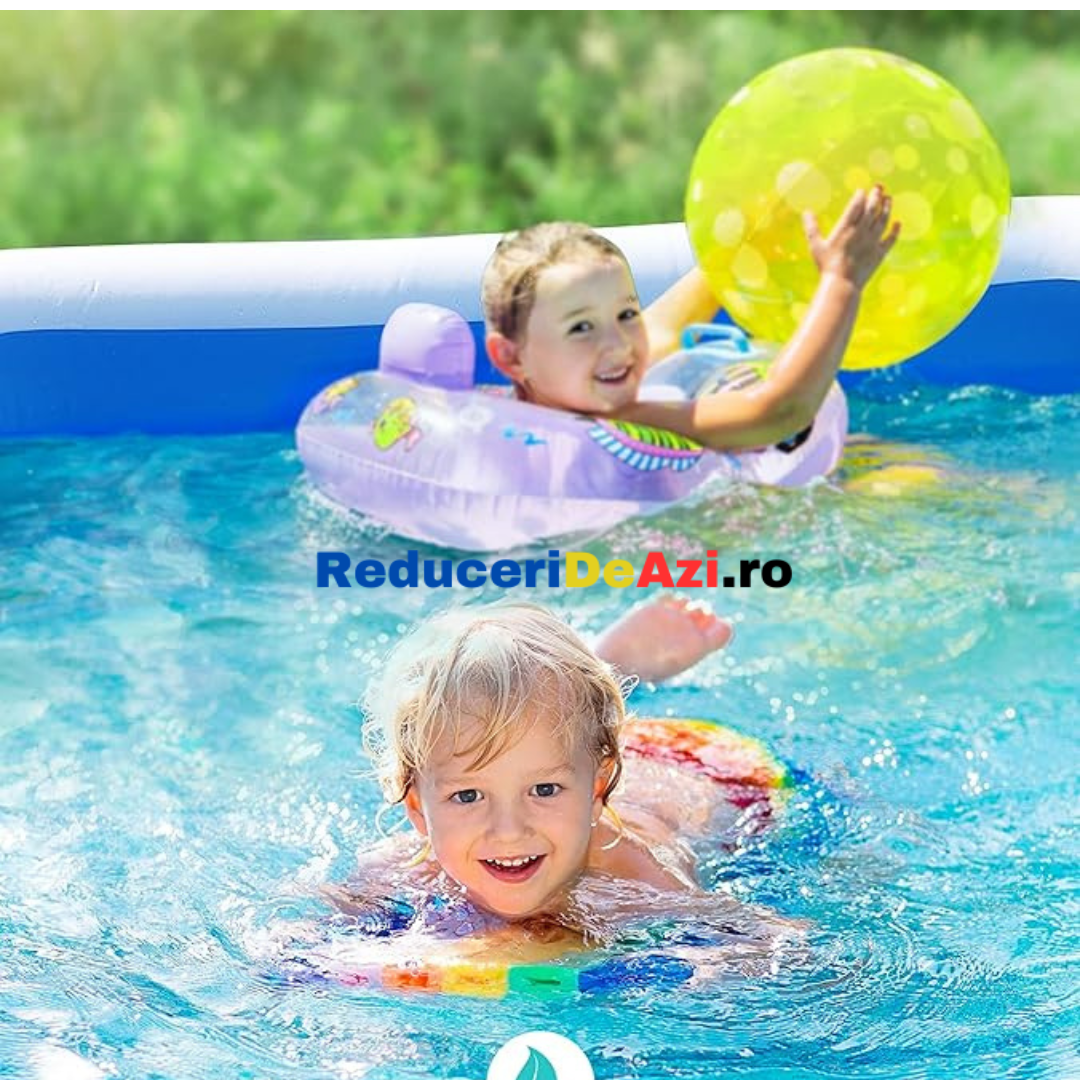 Piscina gonflabila 201 x 150 x 51 cm, 2 inele