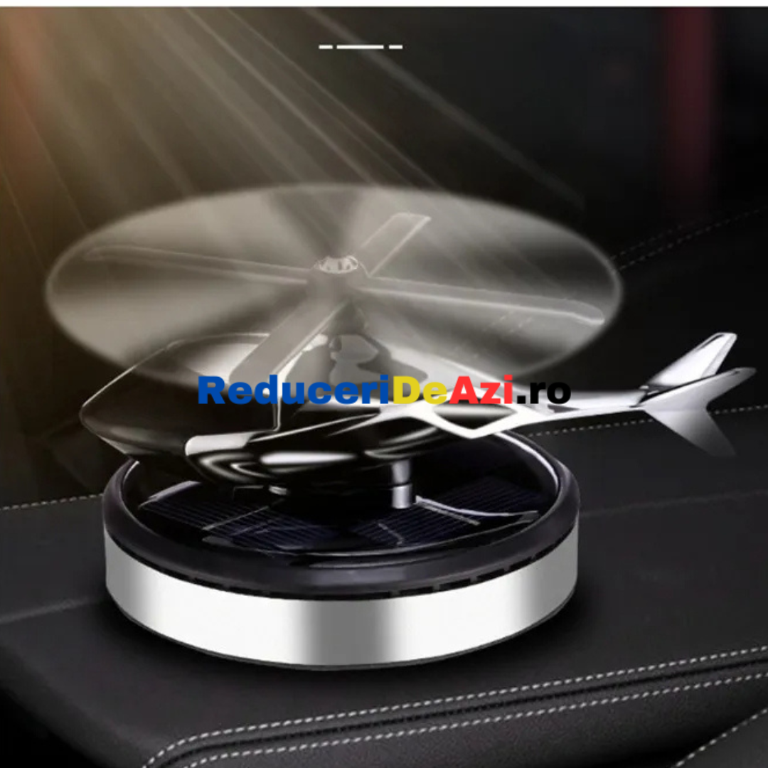 ELICOPTER SOLAR ODORIZANT PENTRU MAȘINI