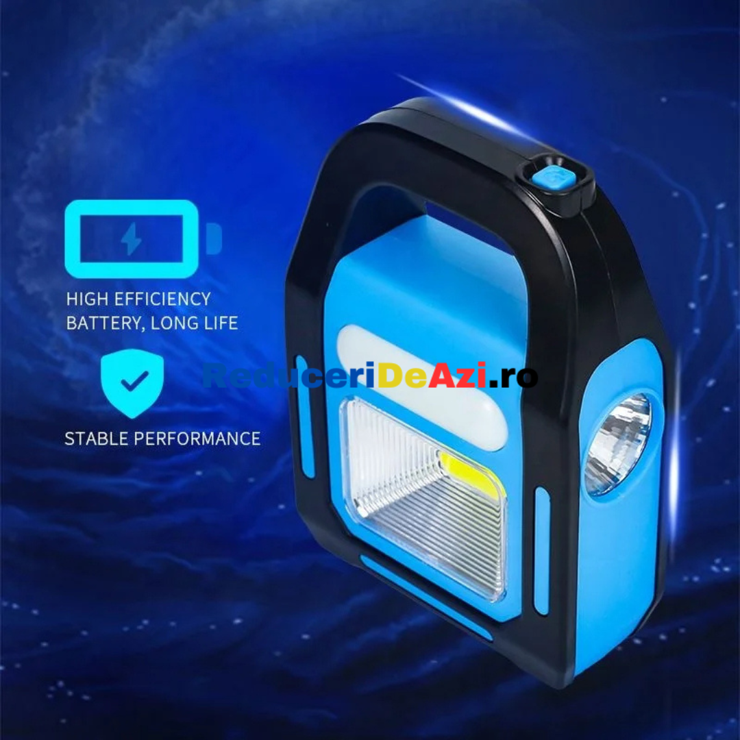 LANTERNA SOLARA PORTABILA