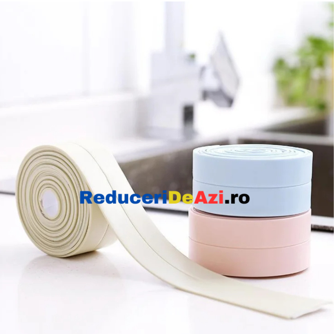 Set 2 x Banda adeziva de etansare 4cm, Roz