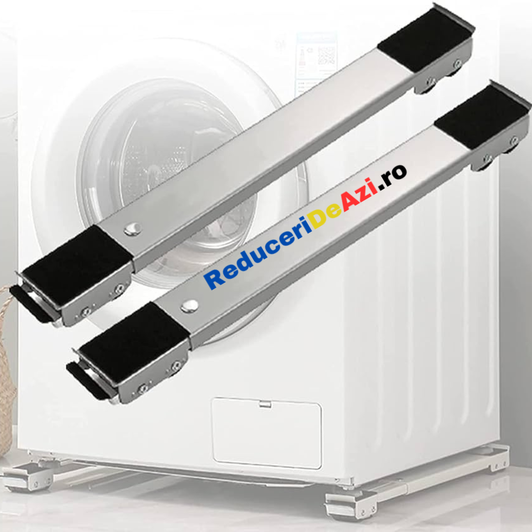 Suport mobil extensibil cu roti, pentru mutarea electrocasnicelor