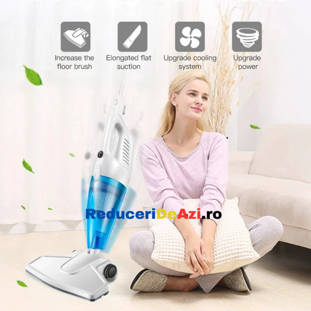 Aspirator Vertical 2 in 1 cu filtru fara sac