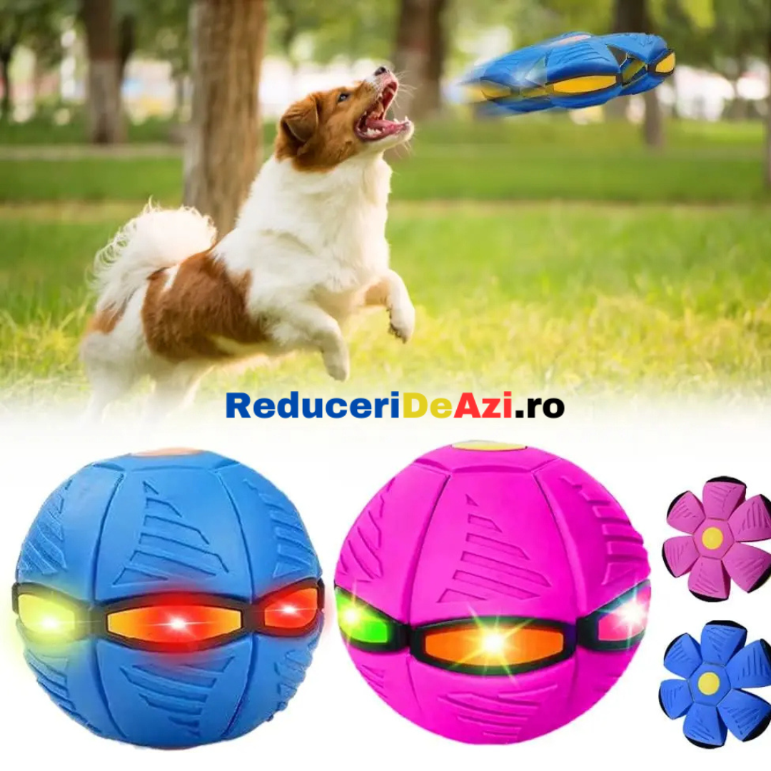 Set 2 x Disc zburator Flat Ball, transformabil in minge