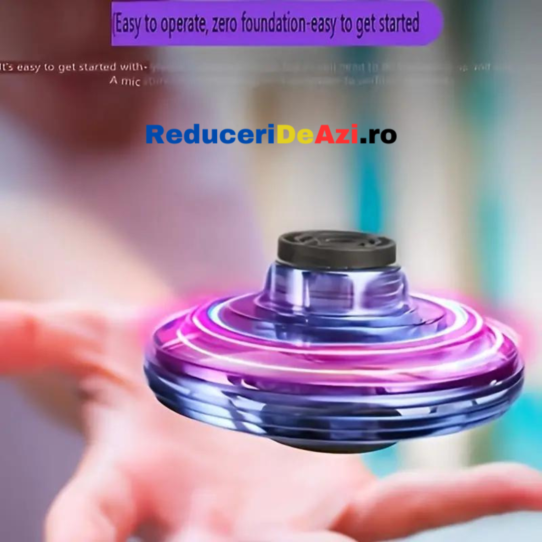 Spinner Zburator, Efect De Bumerang, Acumulator Si Leduri