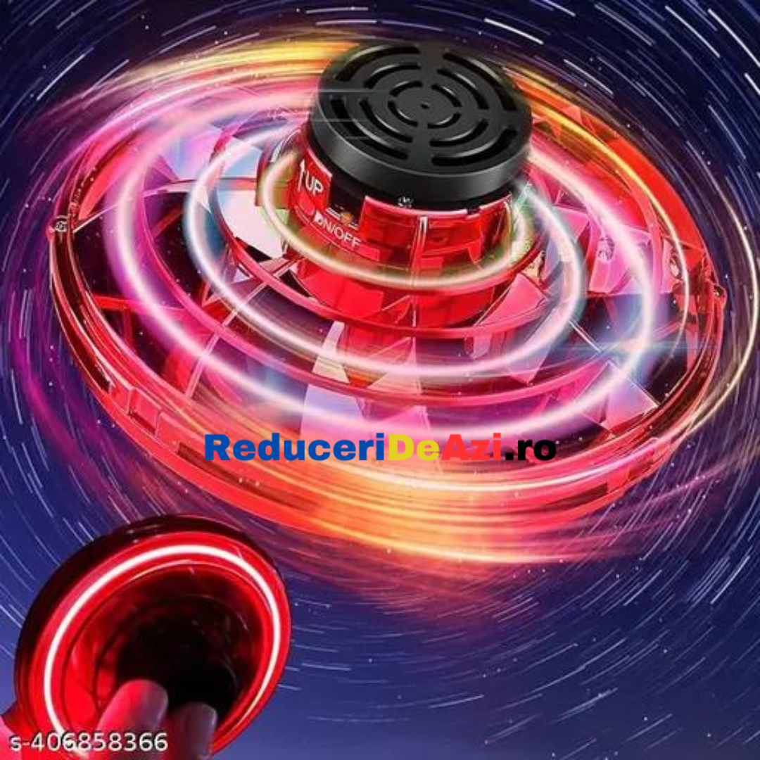 Spinner Zburator, Efect De Bumerang, Acumulator Si Leduri