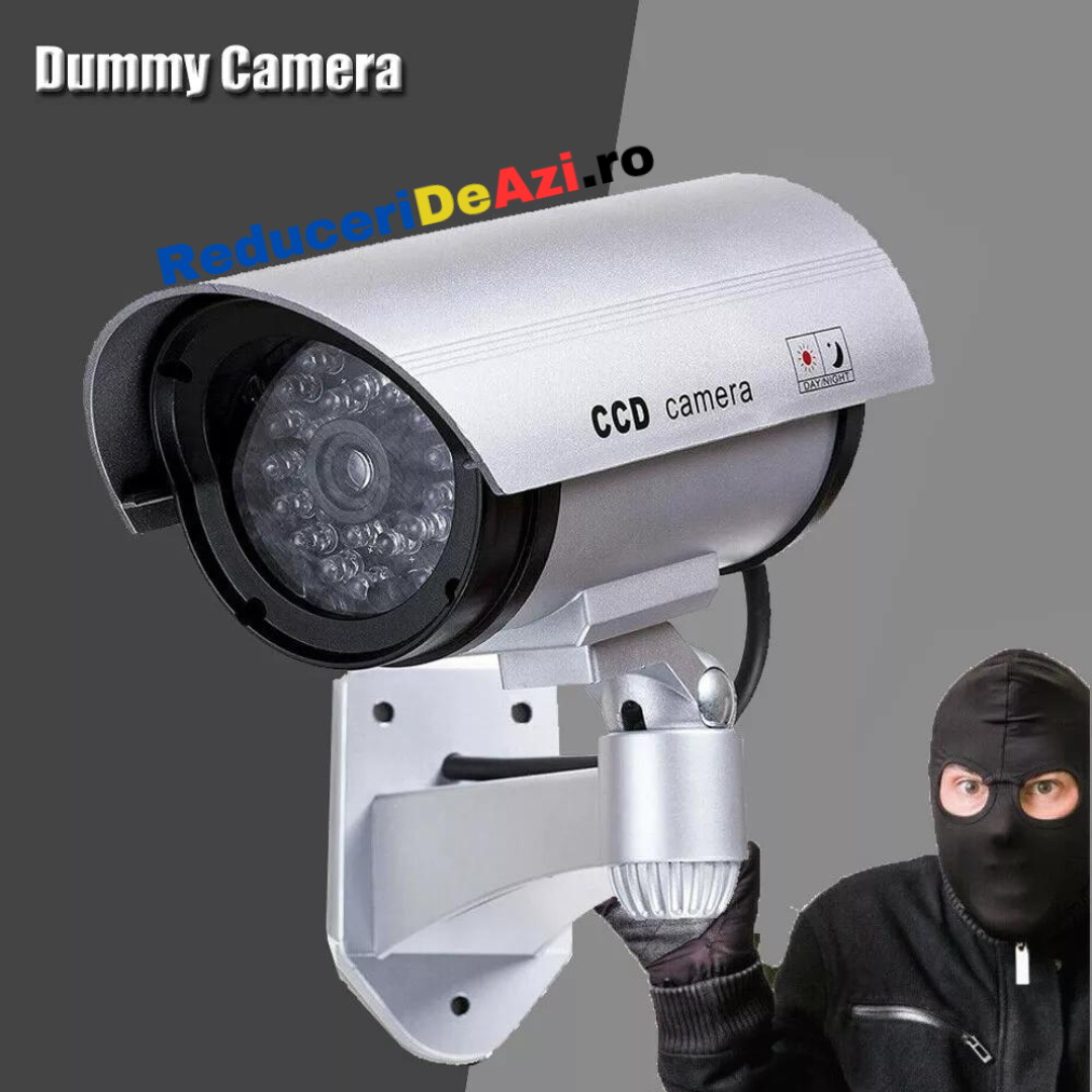 Set 2 x Camera de supraveghere falsa