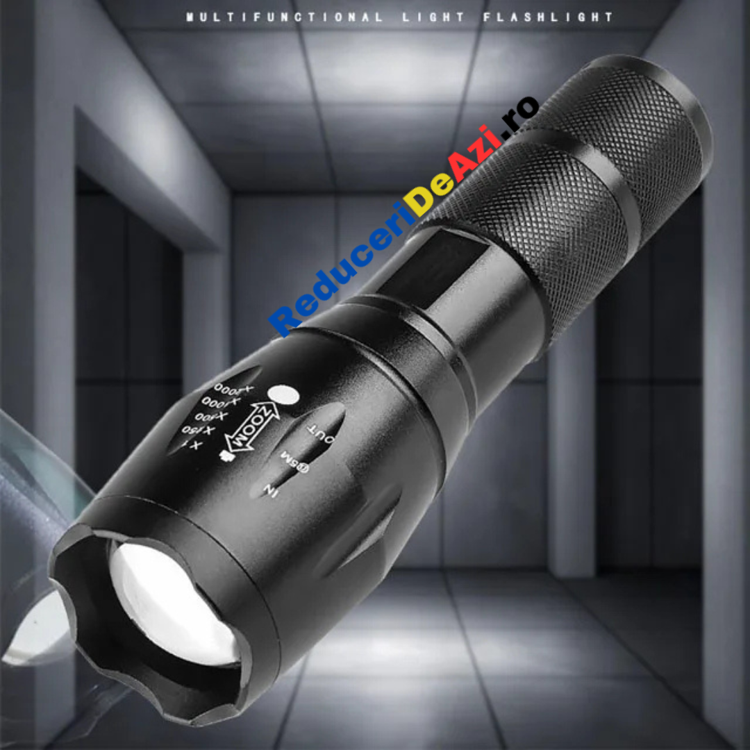 Lanterna profesionala cu 5 moduri de iluminare