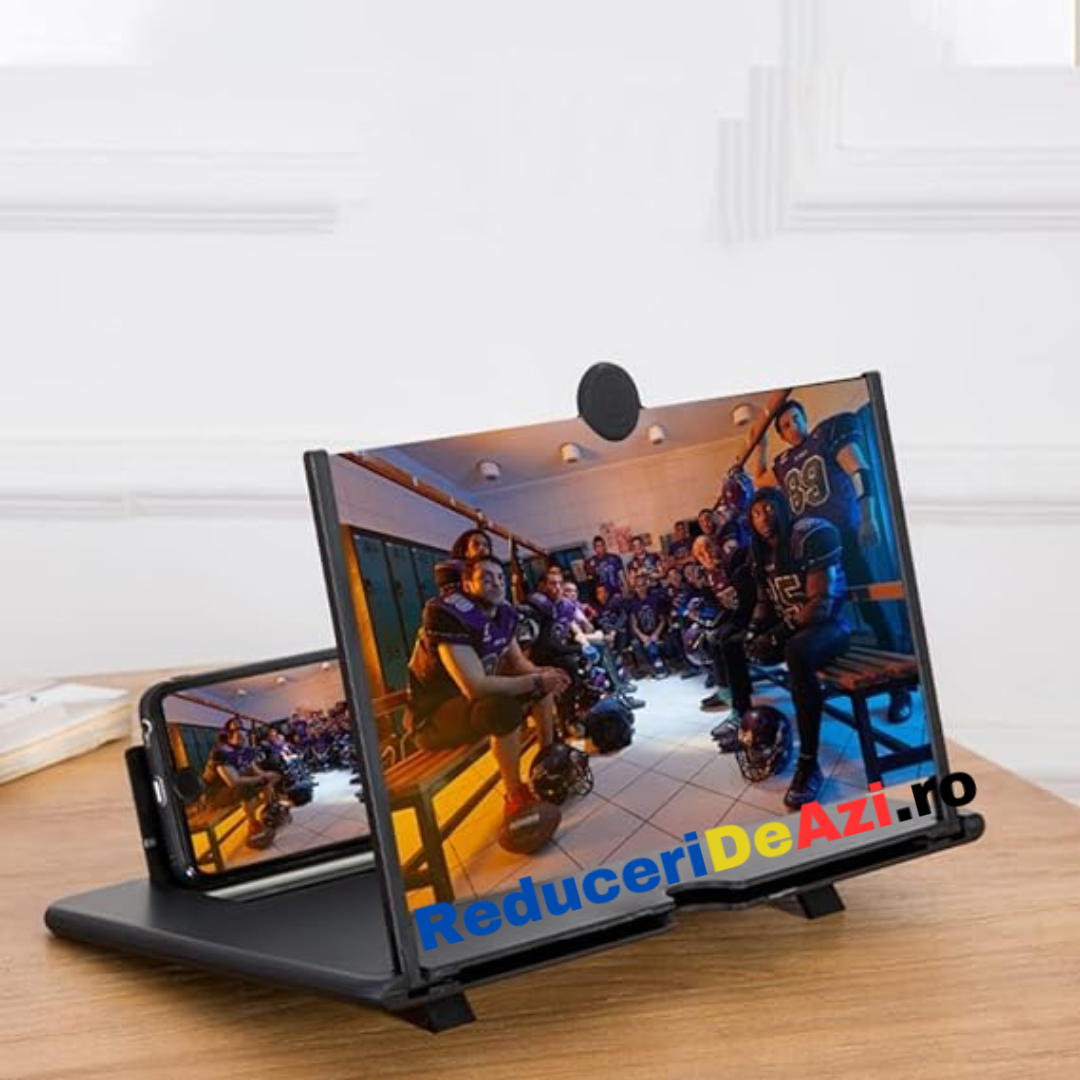 Ecran lupa - Amplificator de imagine cu efect 3D pentru telefoane mobile