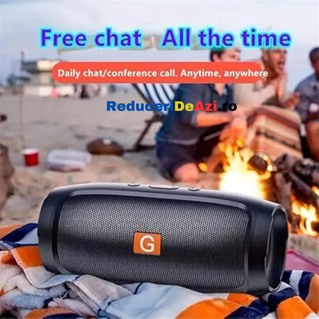 Boxa portabila cu Bluetooth, rezistenta la apa