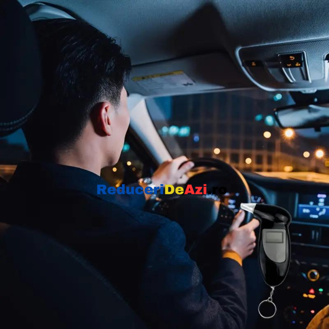 Alcooltest digital cu 4 capete de rezerva