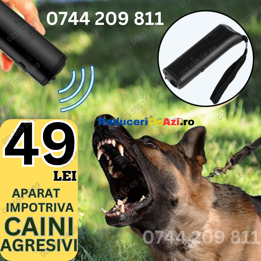 Aparat cu ultrasunete impotriva cainilor agresivi