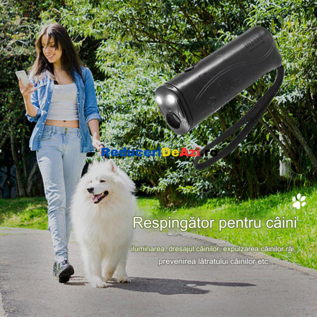 Aparat cu ultrasunete impotriva cainilor agresivi