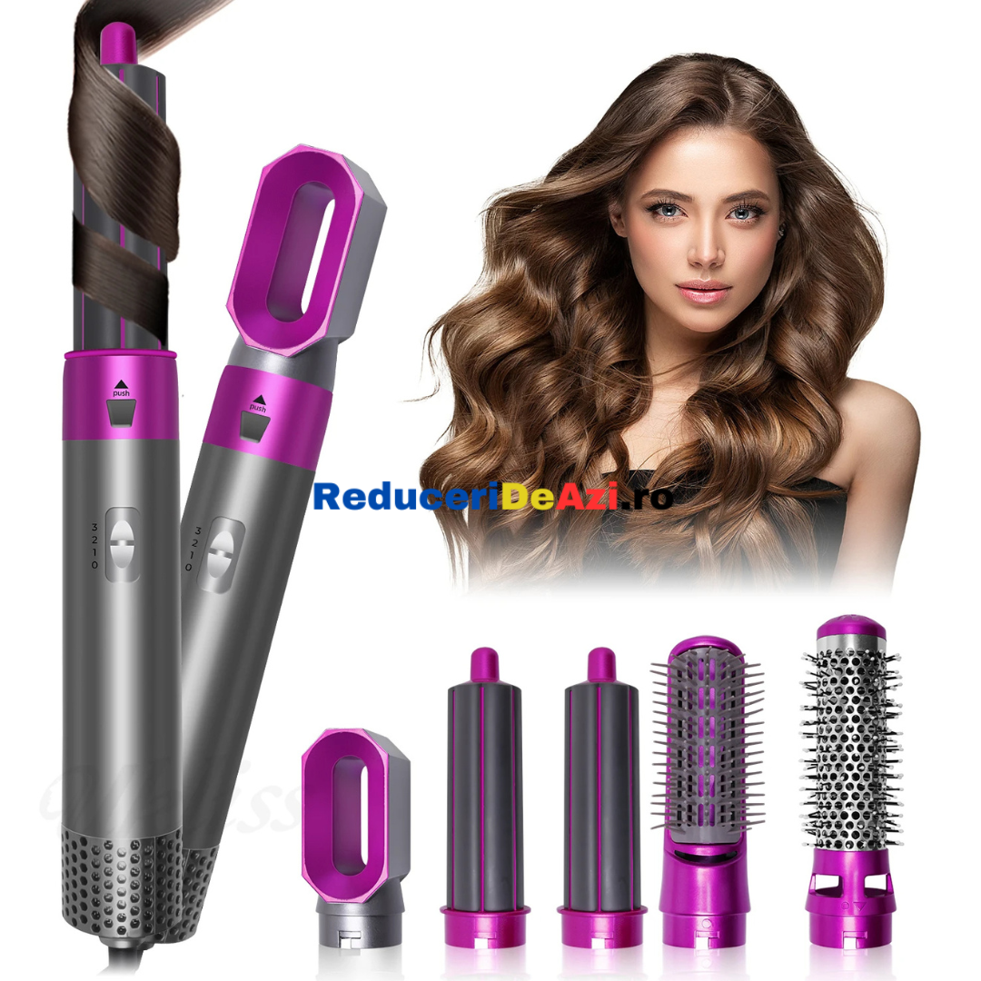 SET 5in1 Perie de par electrica