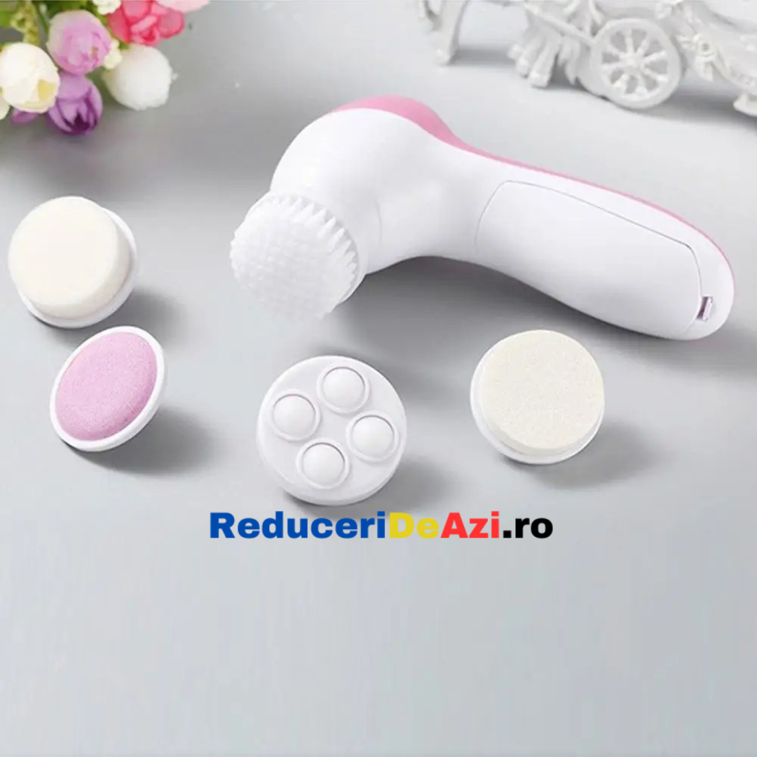 Perie pentru curatarea tenului 5 in 1