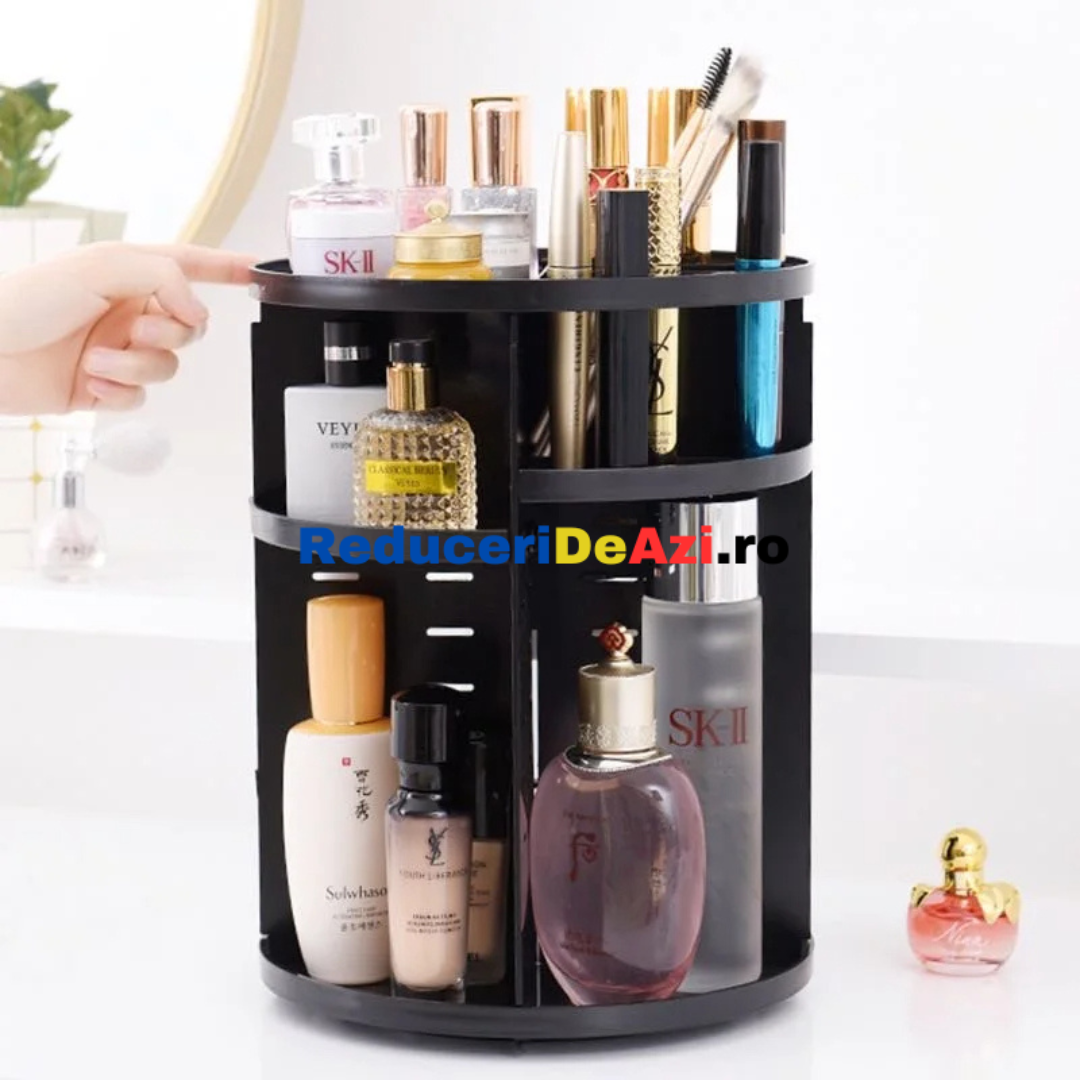 Organizator de produse cosmetice, machiaj , rotativ 360 de grade