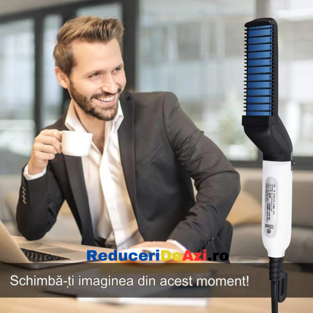 Mini placa 2in1 pentru indreptat parul si barba