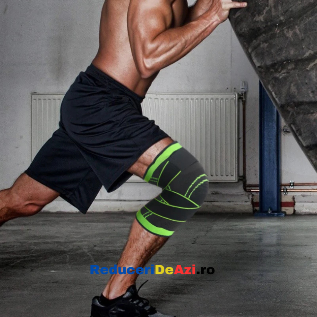 1+1 GRATUIT Genunchiera de sustinere cu compresie, pentru barbati si femei