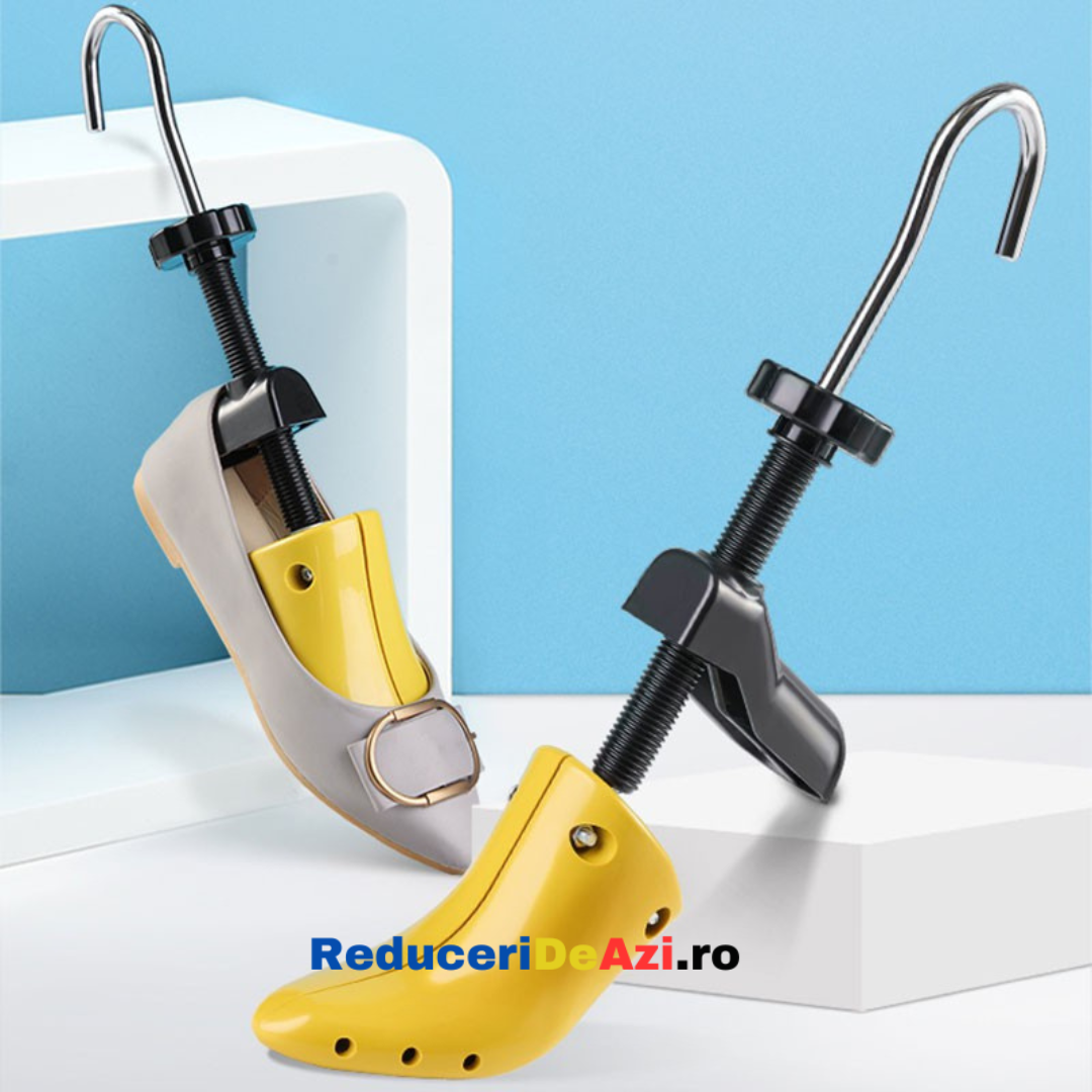 1+1 GRATIS: Calapod Reglabil pentru Alungit si Largit Pantofi, Universal, Arc, ABS Premium