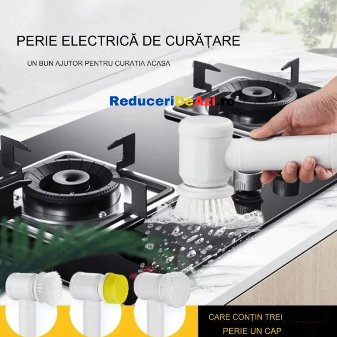 Perie 5in1 Electrica Curatat Magic Brush, Vesela, Baie, Bucatarie