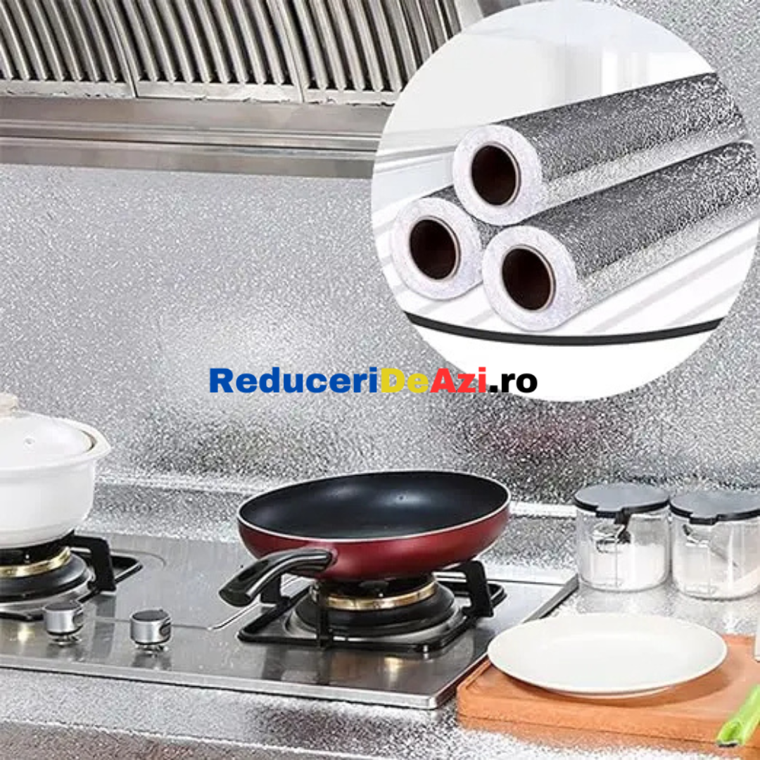 Folie autoadeziva bucatarie 60 x 300 cm