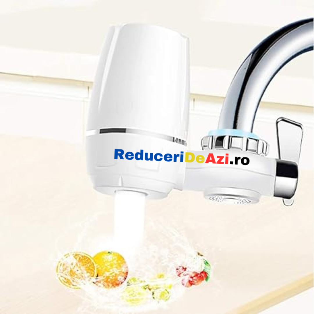 Filtru de apa pentru robinet, purifica si elimina clorul