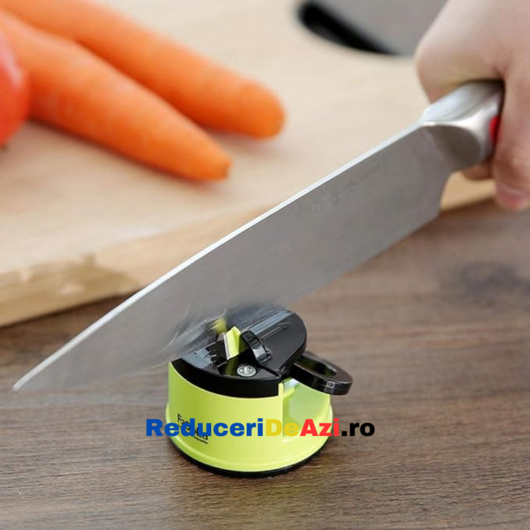Ascutitor profesional, cu ventuza rezistenta de prindere