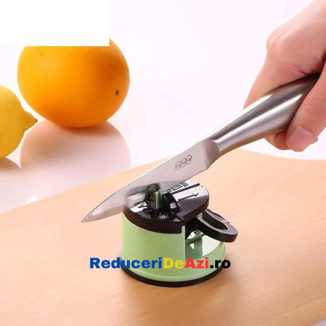 Ascutitor profesional, cu ventuza rezistenta de prindere
