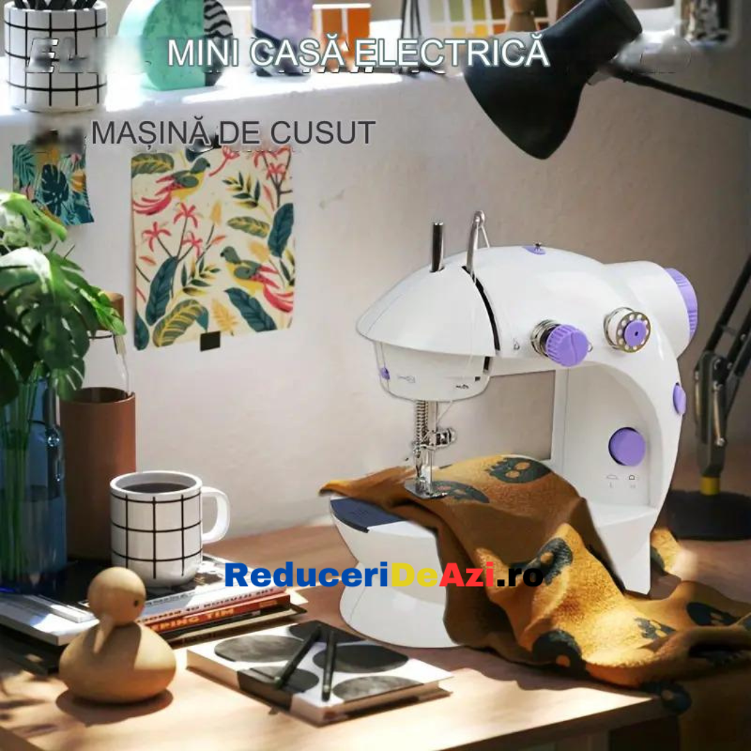 Set 2 masini de cusut una portabila si una de birou