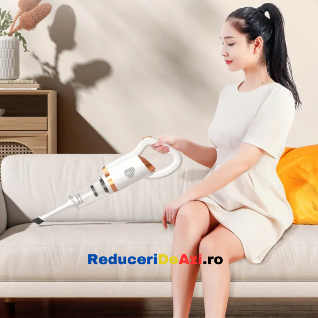 Aspirator vertical portabil, fara fir