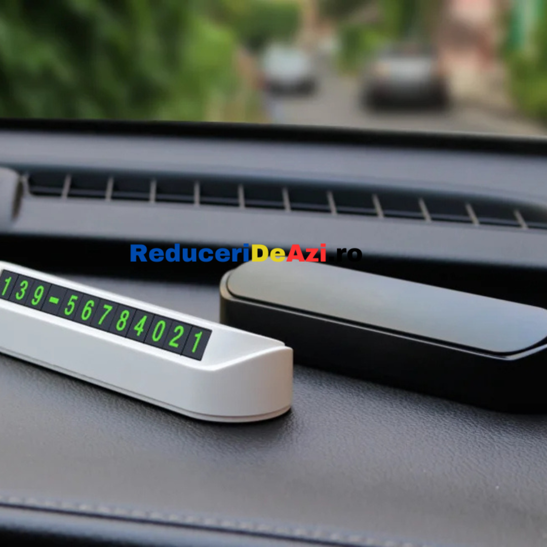 Suport numar de telefon pentru parcare temporara