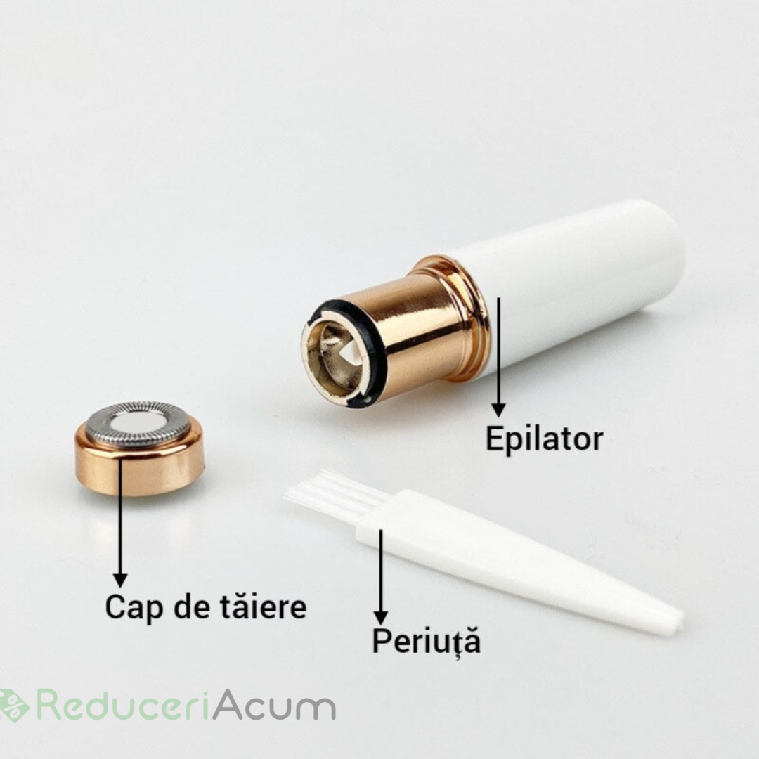 Epilator facial hipoalergenic, cu incarcare USB