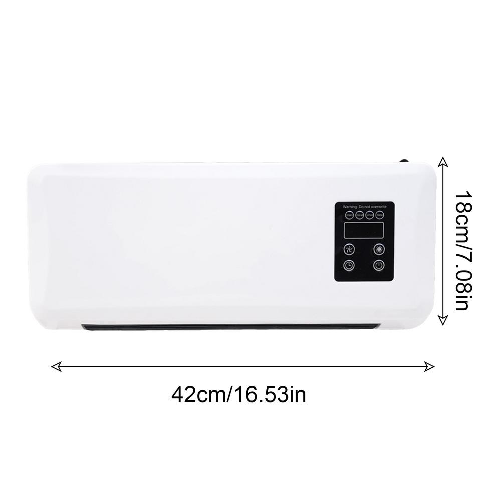 Aer Conditionat cu ventilator 2 in 1, Rece/Cald, 16 - 40 grade, 1800W, cu telecomanda, Alb
