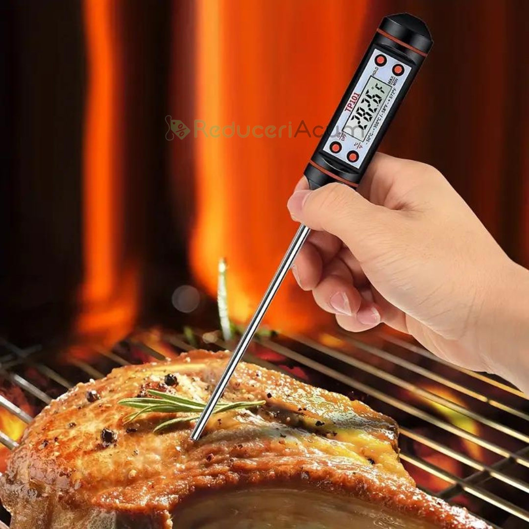 Termometru digital pentru gatit, interval de temperatura -50°C la 300°C