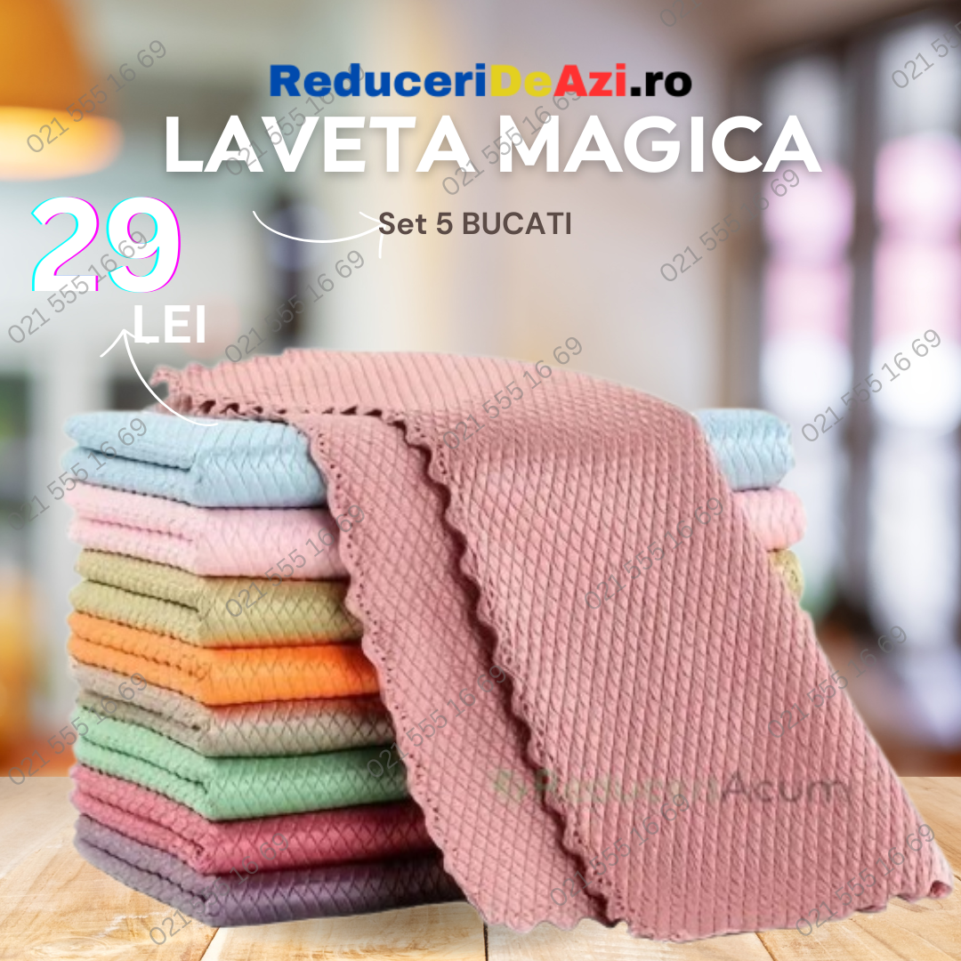 Set 5 laveta magica 30 x 40 cm