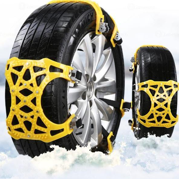 Set 6 sisteme antiderapante din cauciuc, inlocuitor lant de zapada sau polei