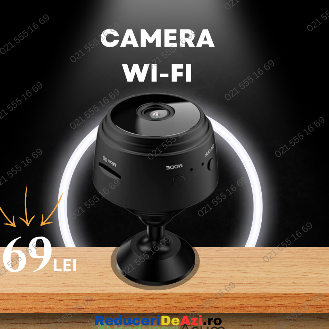 Camera WI-FI,vedere nocturna si senzor de miscare A9