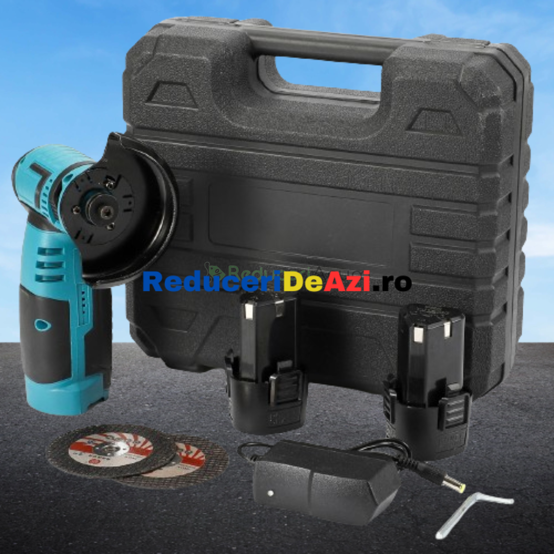 Mini polizor portabil GrinderPro 2 x Acumulatori