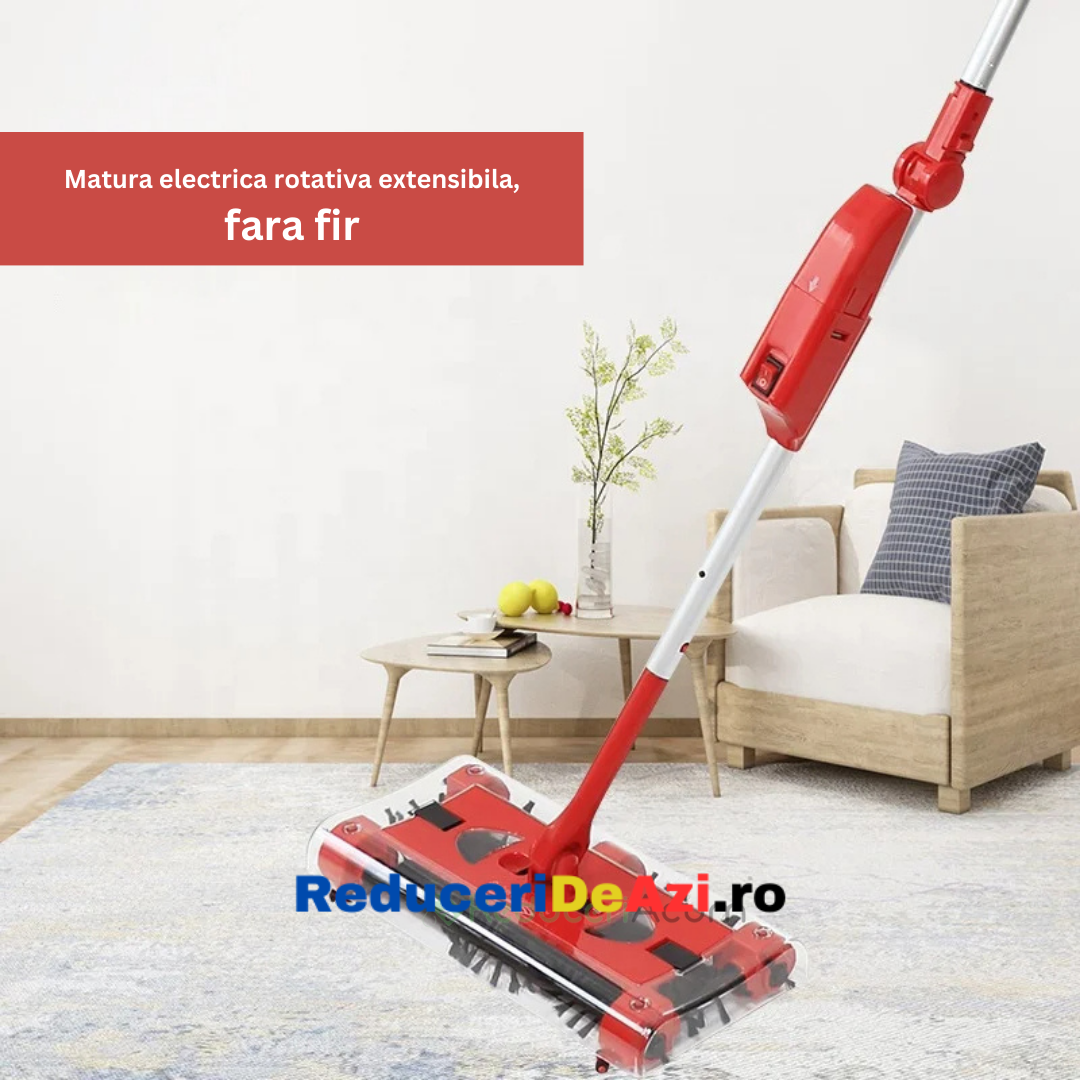 Matura electrica rotativa extensibila, fara fir