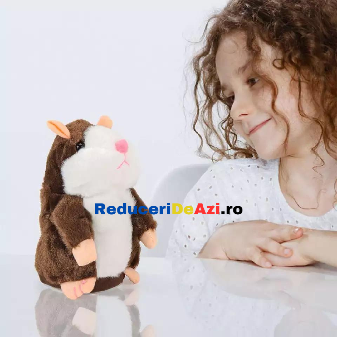 Jucarie interactiva pentru hamster vorbitor, 16 CM, Roscat