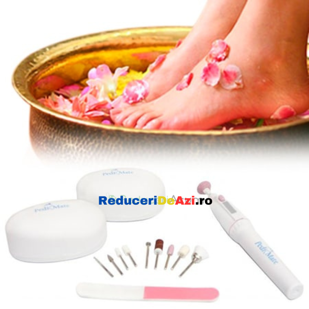 Set manichiura si pedichiura, 18 piese