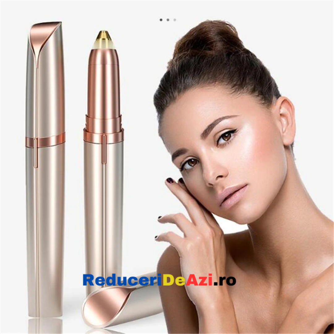 Epilator facial pentru sprancene, cu incarcare USB